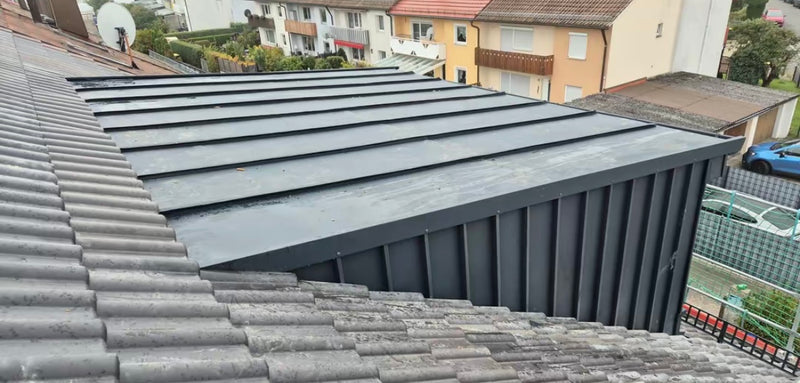 MODERNE GAUBE MIT STEHFALZVERKLEIDUNG